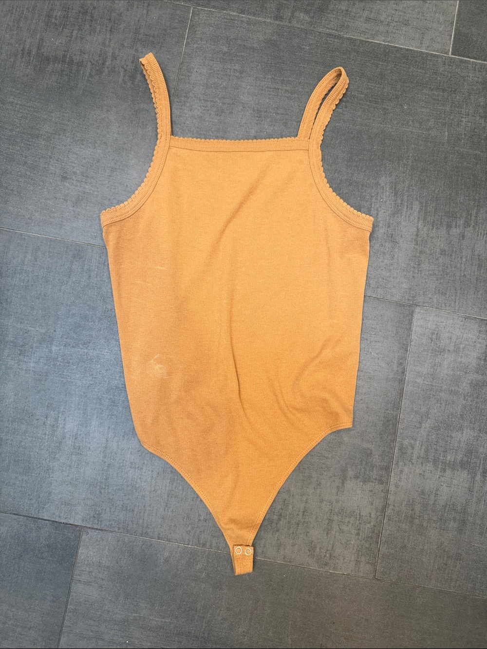 bp Orange Tank Bodysuit